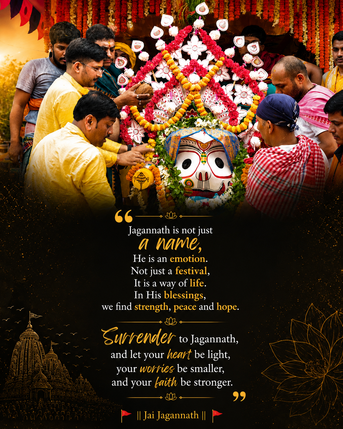 Rath Yatra � social media content by Vedansh Visuals